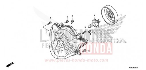 PROJECTEUR SH125ADG de 2016